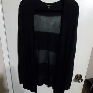 EUC Black Cardigan Sz XL